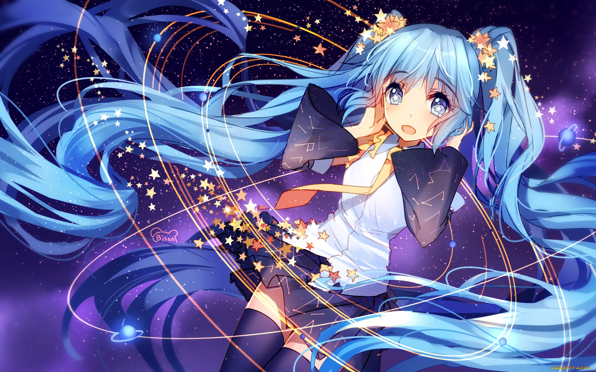 , vocaloid, bisonbison, hatsune, miku